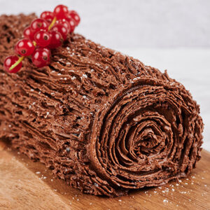Chocolate Buttercream Yule Log