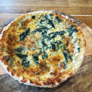 Spinach & Stilton Quiche (25cm)